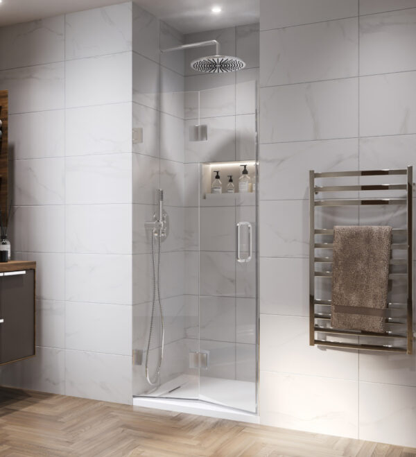 Bifold shower door that is made specifically for bespoke needs