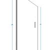 semi-framed-custom sloping shower door