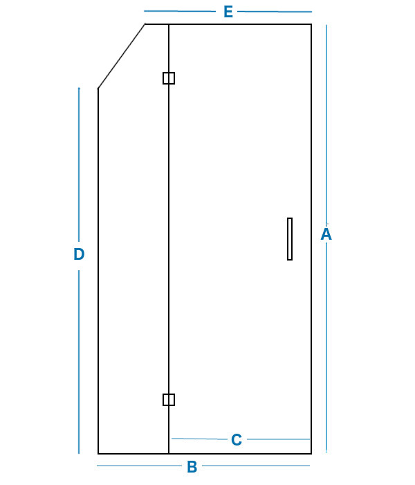 Bespoke Sloping Shower Unit | Attic Shower | Click Bathrooms