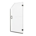 Bespoke Angled Shower Door | Sloping | Click Bathrooms